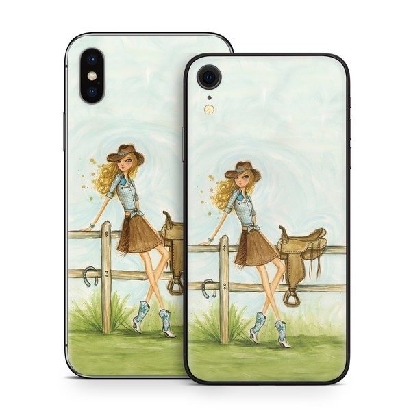 Apple iPhone X Skin - Cowgirl Glam