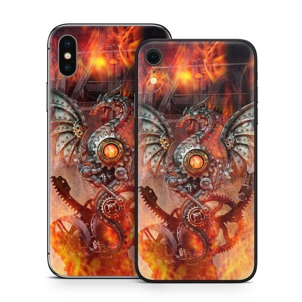Apple iPhone X Skin - Furnace Dragon