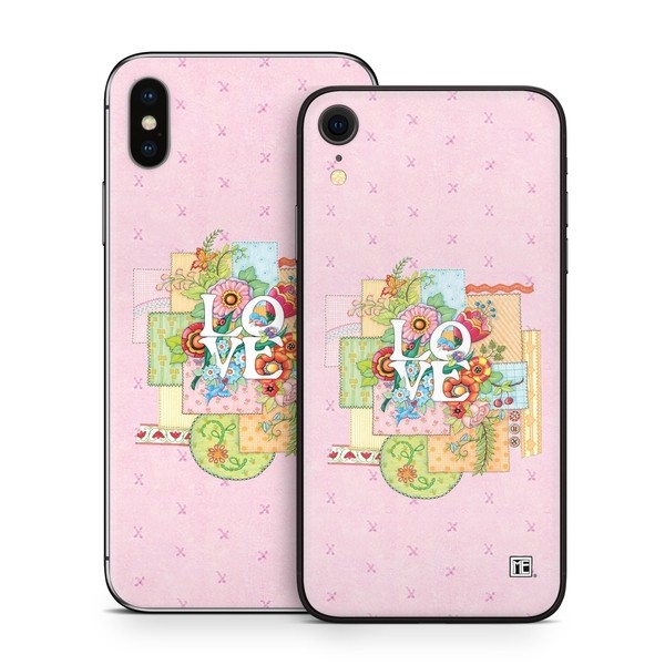 Apple iPhone X Skin - Love And Stitches