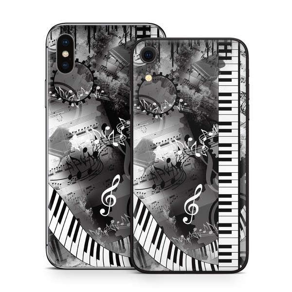 Apple iPhone X Skin - Piano Pizazz