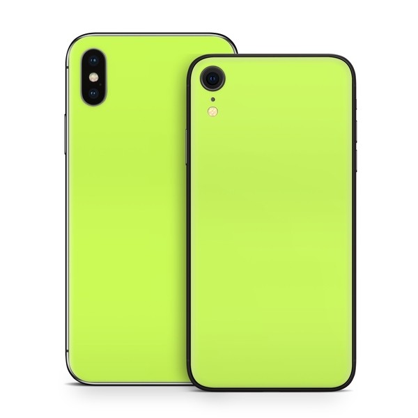 Apple iPhone X Skin - Solid State Lime