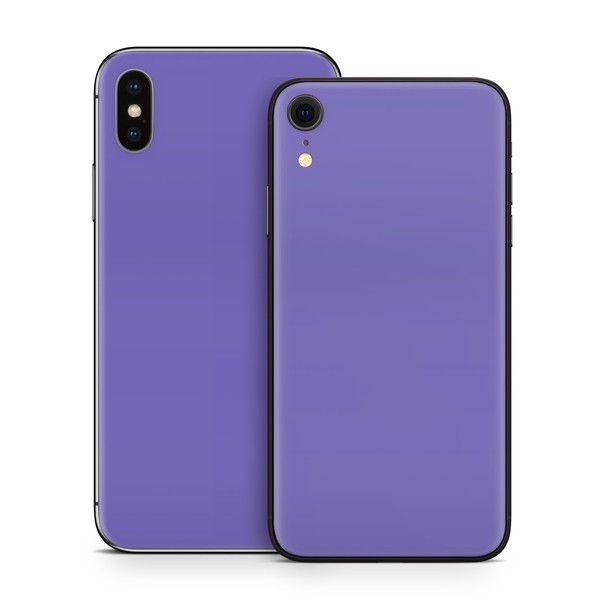 Apple iPhone X Skin - Solid State Purple
