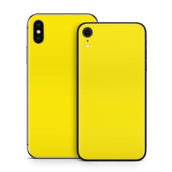 Apple iPhone X Skin - Solid State Yellow