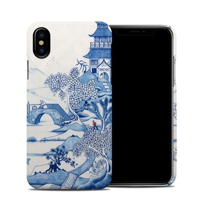Apple iPhone X Clip Case - Blue Willow
