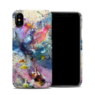 Apple iPhone X Clip Case - Cosmic Flower