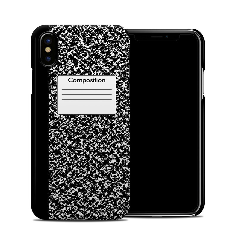 Apple iPhone X Clip Case - Composition Notebook (Image 1)
