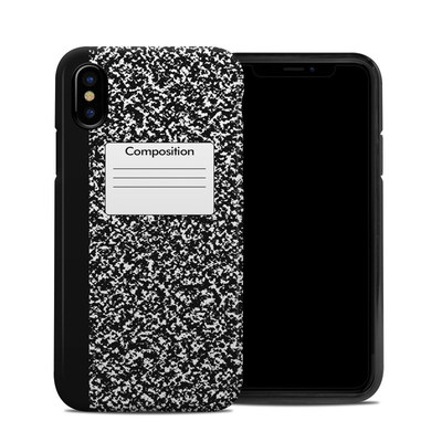 Apple iPhone X Hybrid Case - Composition Notebook