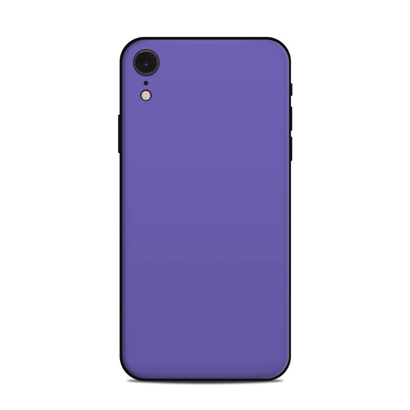 Apple iPhone XR Skin - Solid State Purple (Image 1)