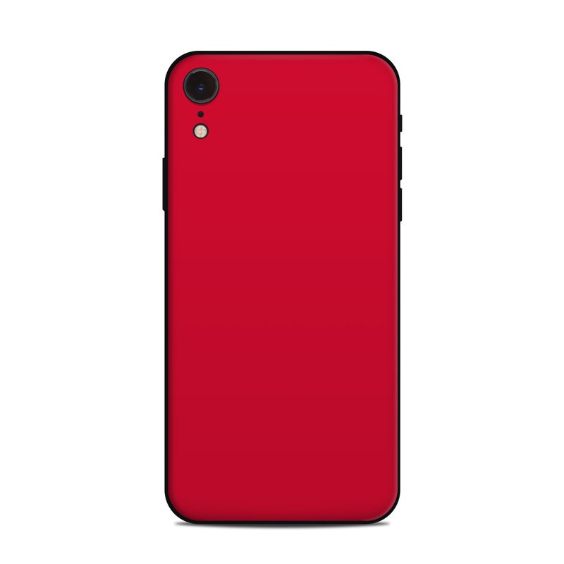 Apple iPhone XR Skin - Solid State Red (Image 1)