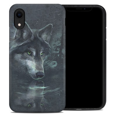 Apple iPhone XR Hybrid Case - Wolf Reflection
