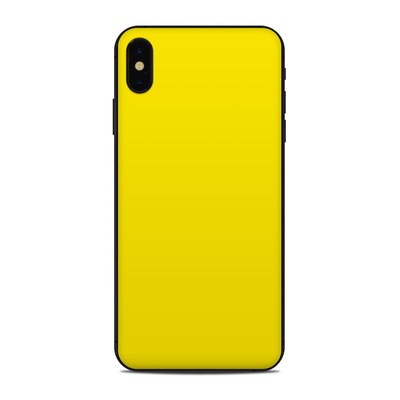 Apple iPhone Xs Max Skin - Solid State Yellow
