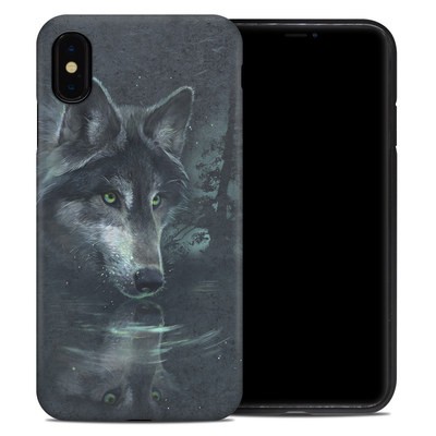 Apple iPhone XS Max Hybrid Case - Wolf Reflection