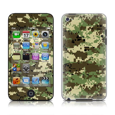 iPod Touch 4G Skin - Digital Woodland Camo