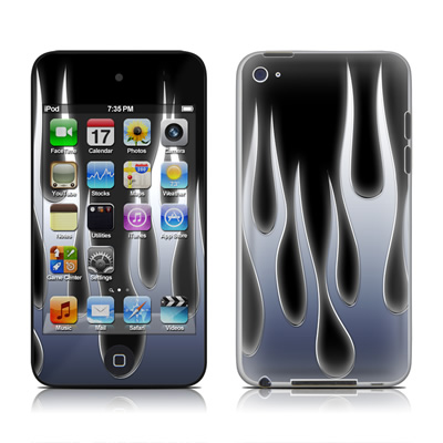 iPod Touch 4G Skin - Metal Flames