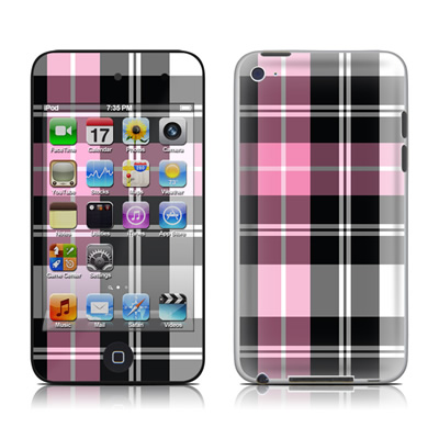 iPod Touch 4G Skin - Pink Plaid