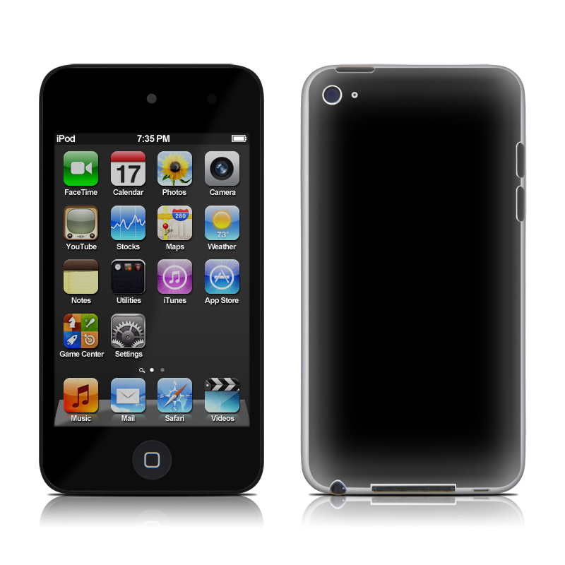 iPod Touch 4G Skin - Solid State Black (Image 1)