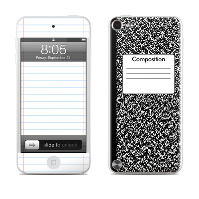 iPod Touch 5G Skin - Composition Notebook
