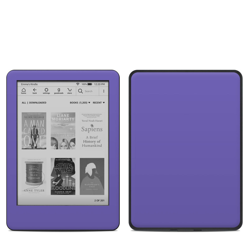 Amazon Kindle 10th Gen Skin - Solid State Purple (Image 1)