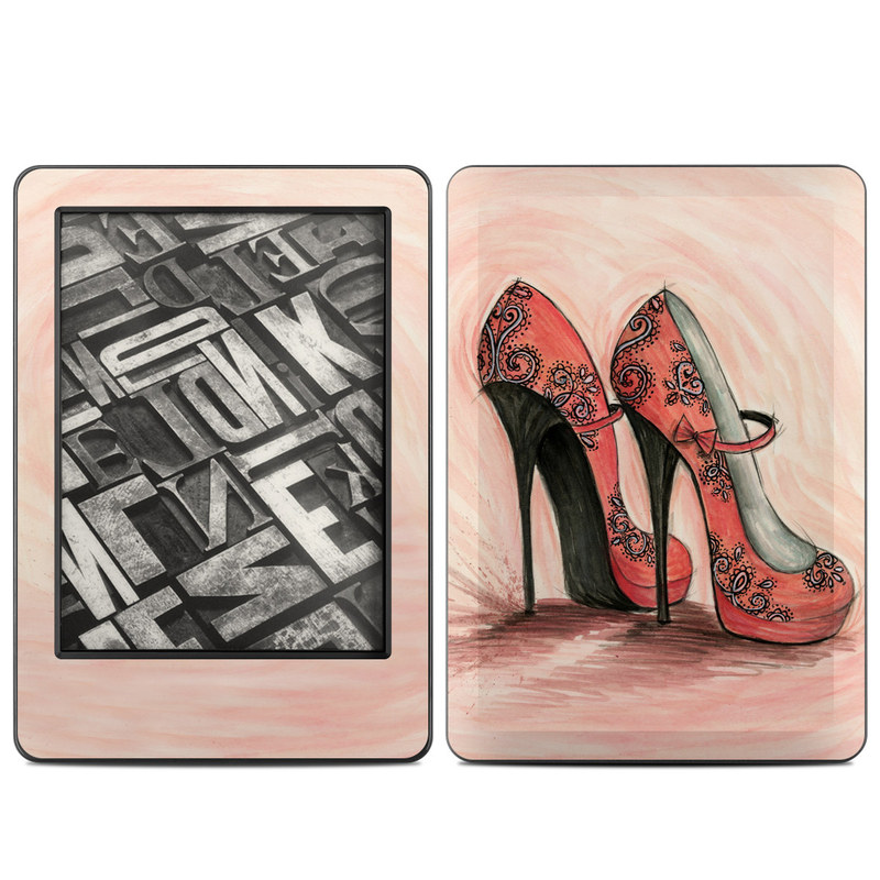 Amazon Kindle 2014 Skin - Coral Shoes (Image 1)