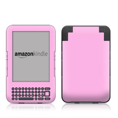 Kindle Keyboard Skin - Solid State Pink