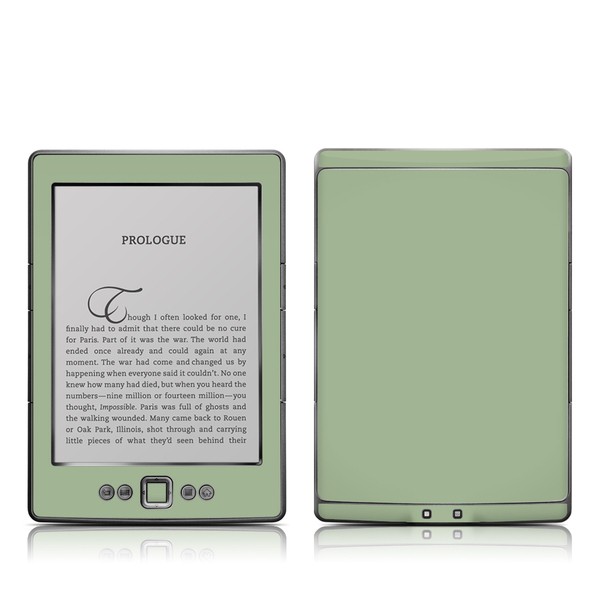 Kindle 4 Skin - Solid State Sage