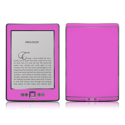 Kindle 4 Skin - Solid State Vibrant Pink