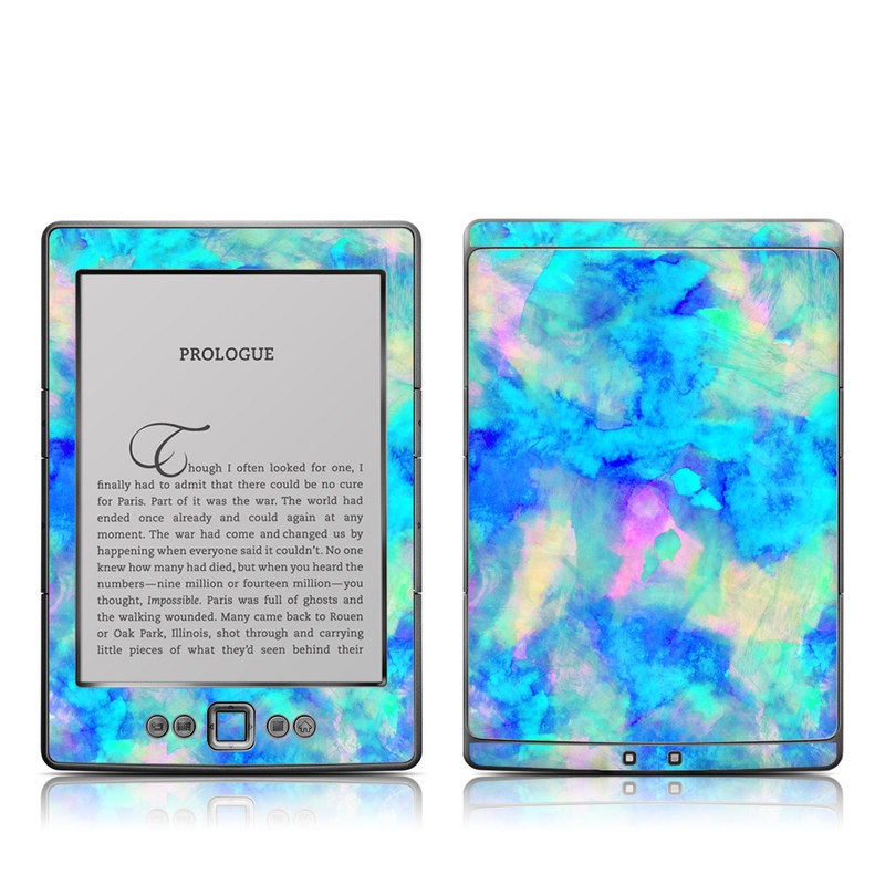 Kindle 4 Skin - Electrify Ice Blue (Image 1)