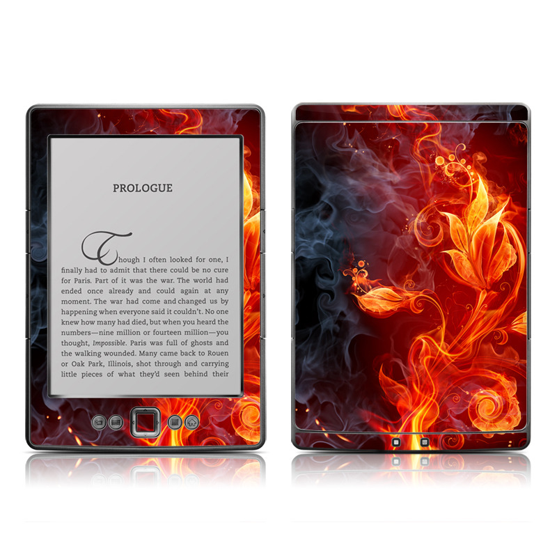 Kindle 4 Skin - Flower Of Fire (Image 1)