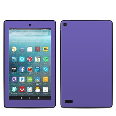 Amazon Kindle Fire 7in 7th Gen Skin - Solid State Purple