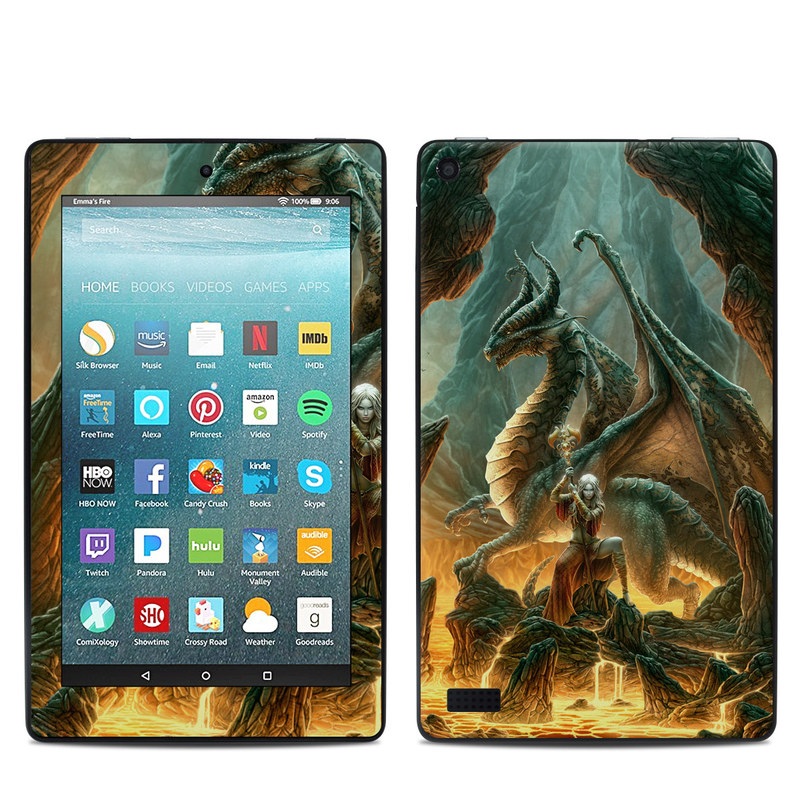 Amazon Kindle Fire 7in 7th Gen Skin - Dragon Mage (Image 1)