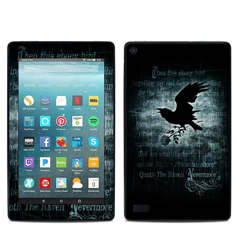 Amazon Kindle Fire 7in 7th Gen Skin - Nevermore (Image 1)
