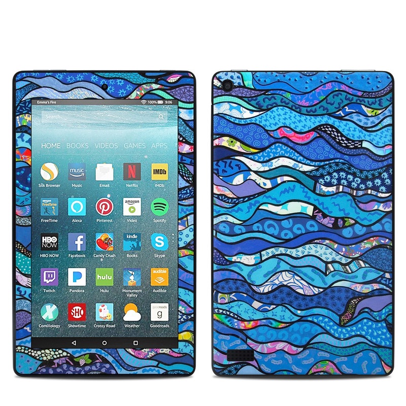 Amazon Kindle Fire 7in 7th Gen Skin - The Blues (Image 1)