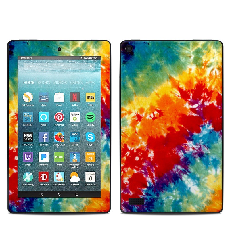 Amazon Kindle Fire 7in 7th Gen Skin - Tie Dyed (Image 1)