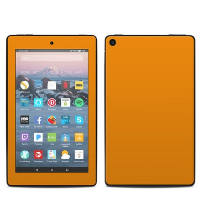 Amazon Kindle Fire 7in 9th Gen Skin - Solid State Orange