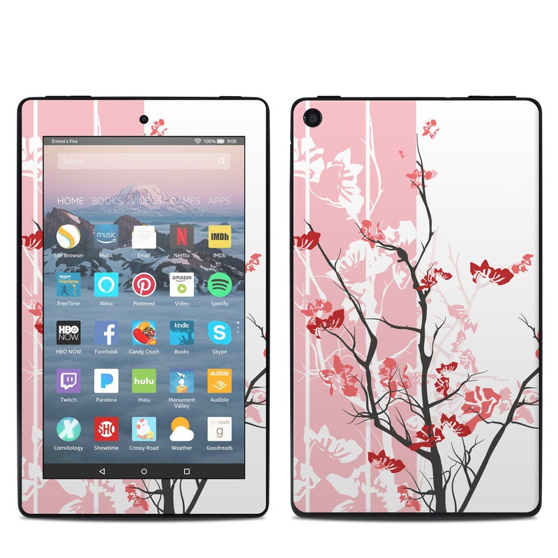 Amazon Kindle Fire 7in 9th Gen Skin - Pink Tranquility (Image 1)