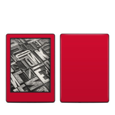 Amazon Kindle 8th Gen Skin - Solid State Red