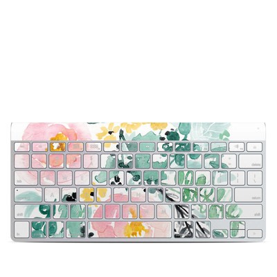 Apple Wireless Keyboard Skin - Blushed Flowers
