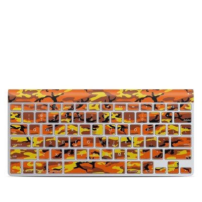 Apple Wireless Keyboard Skin - Orange Camo