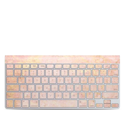 Apple Wireless Keyboard Skin - Rose Gold Marble