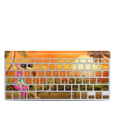 Apple Wireless Keyboard Skin - Sunset Flamingo