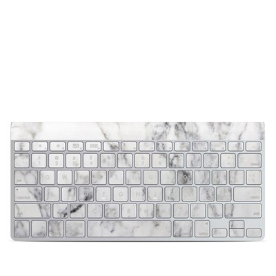 Apple Wireless Keyboard Skin - White Marble