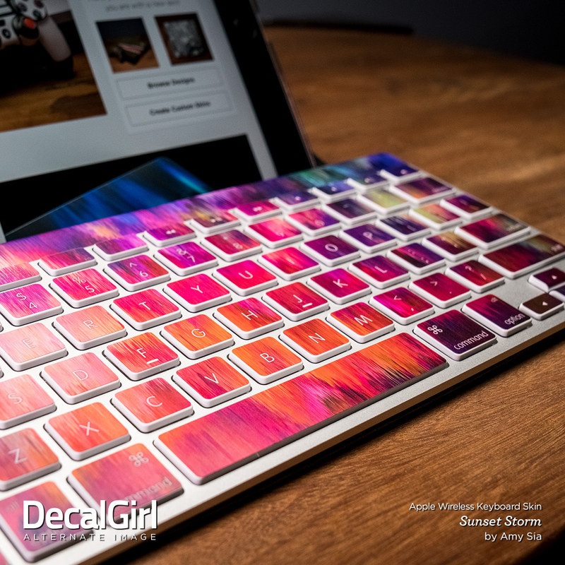 Apple Wireless Keyboard Skin - Rosa Marble (Image 2)