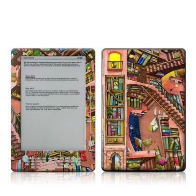 Kindle DX Skin - Library Magic