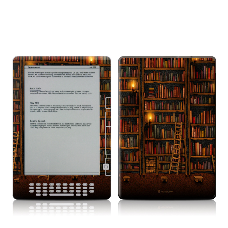Kindle DX Skin - Library (Image 1)