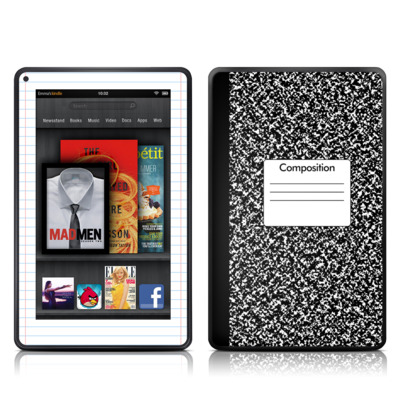 Kindle Fire Skin - Composition Notebook