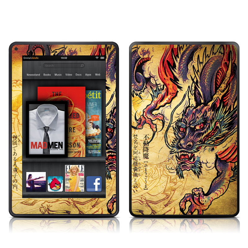 Kindle Fire Skin - Dragon Legend (Image 1)