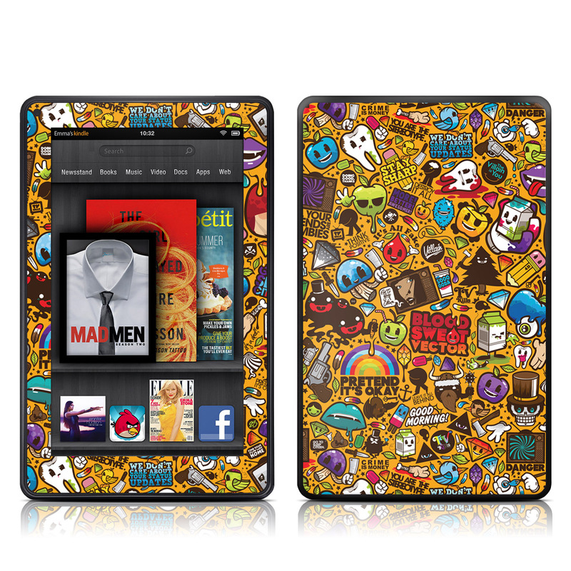Kindle Fire Skin - Psychedelic (Image 1)
