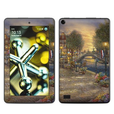 Amazon Kindle Fire 5th Gen Skin - Amsterdam Cafe