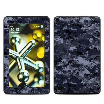 Amazon Kindle Fire 5th Gen Skin - Digital Navy Camo