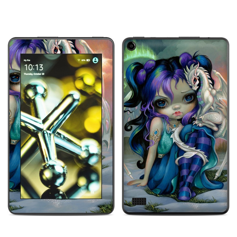 Amazon Kindle Fire 5th Gen Skin - Frost Dragonling (Image 1)